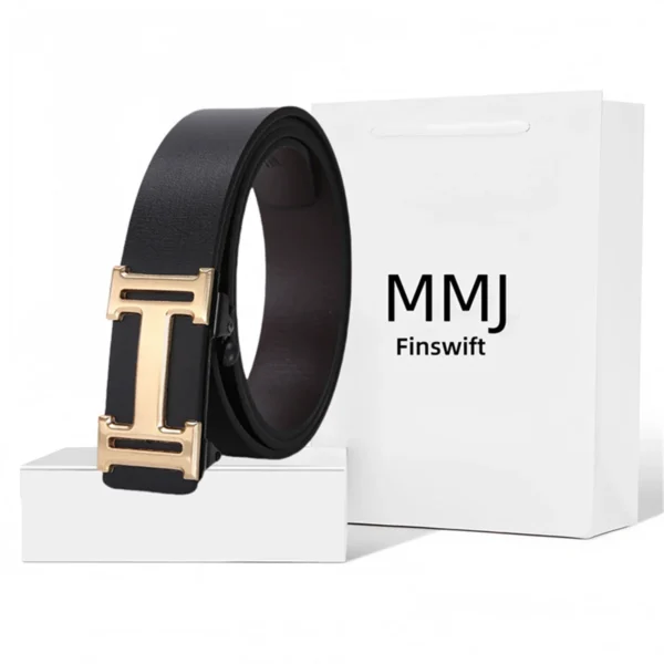 H Buckle Designer Belt - Image 2