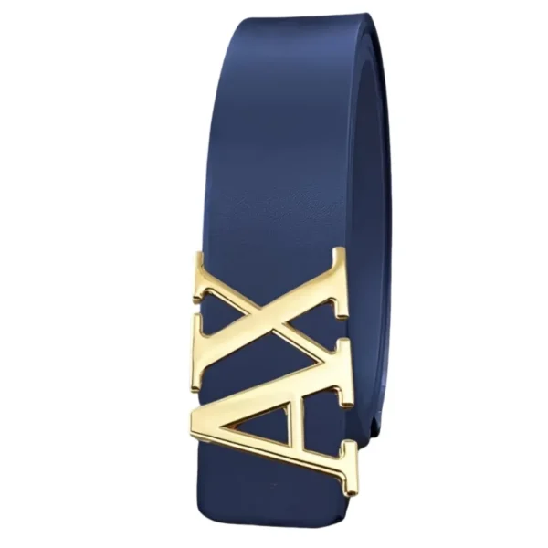 AX Buckle Leather Belt