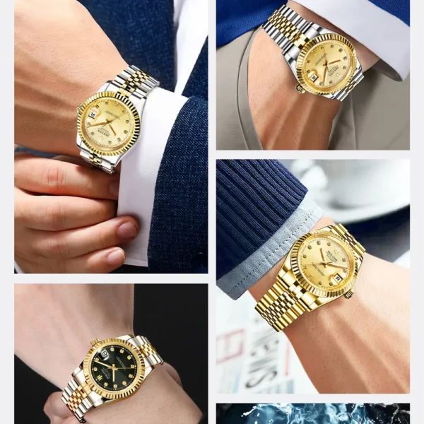 Day-Date Gold & Stainless Steel Automatic Mechanical - Image 5