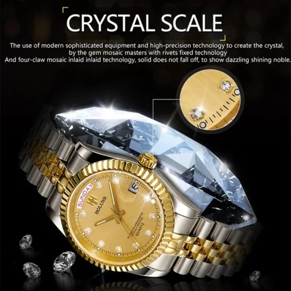 Day-Date Gold & Stainless Steel Quartz - Image 5