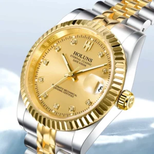 Day-Date Gold & Stainless Steel Automatic Mechanical