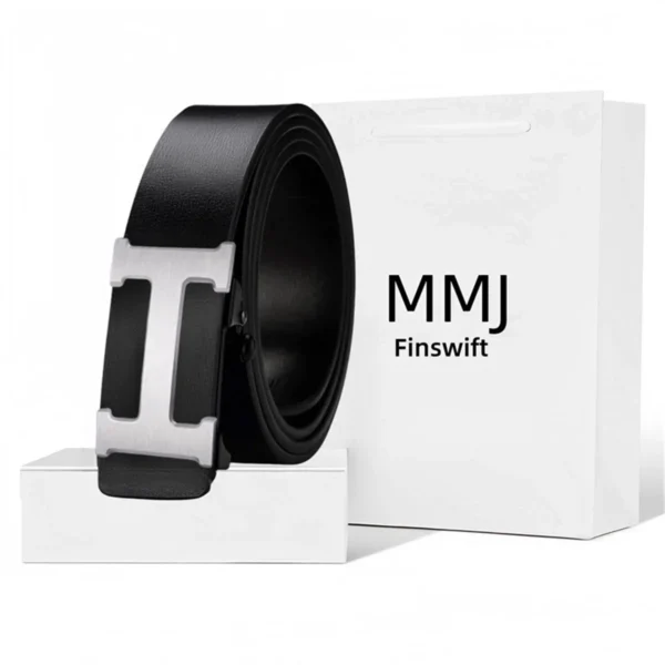 H Buckle Designer Belt - Image 3