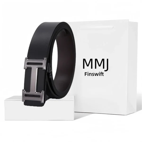 H Buckle Designer Belt - Image 6